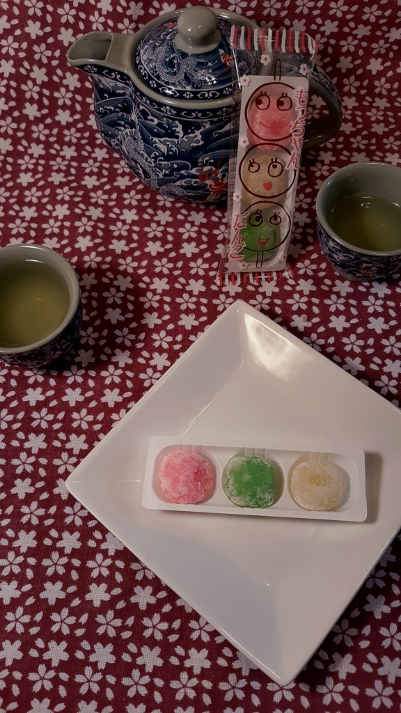 The dango went well with the tea
