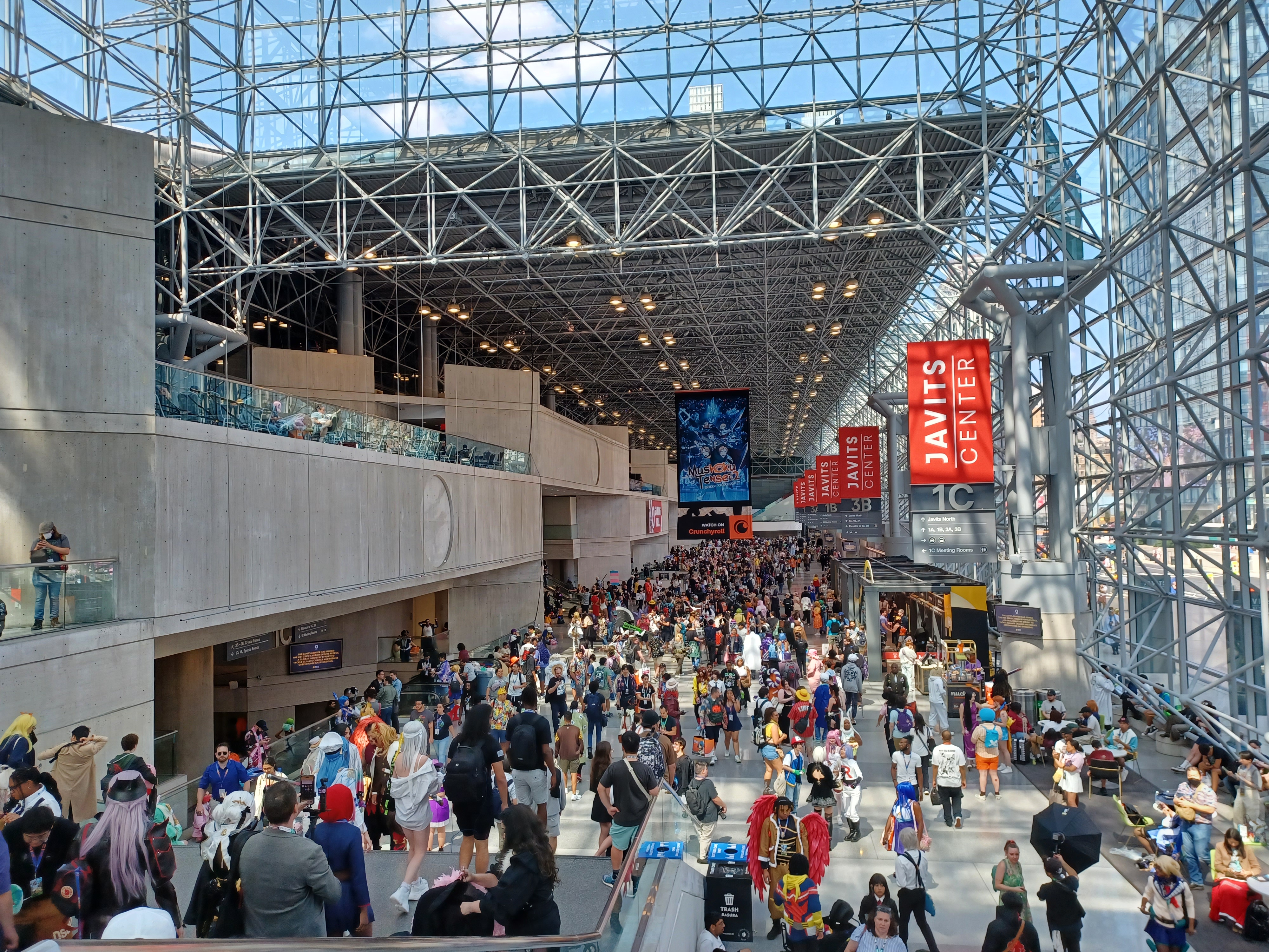 Anime NYC 2024 crowds at Javits Center