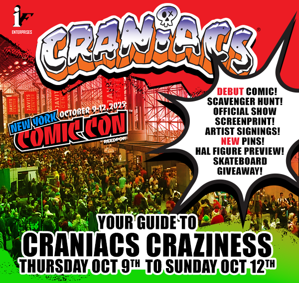 Craniacs to Attend New York Comic Con 2025