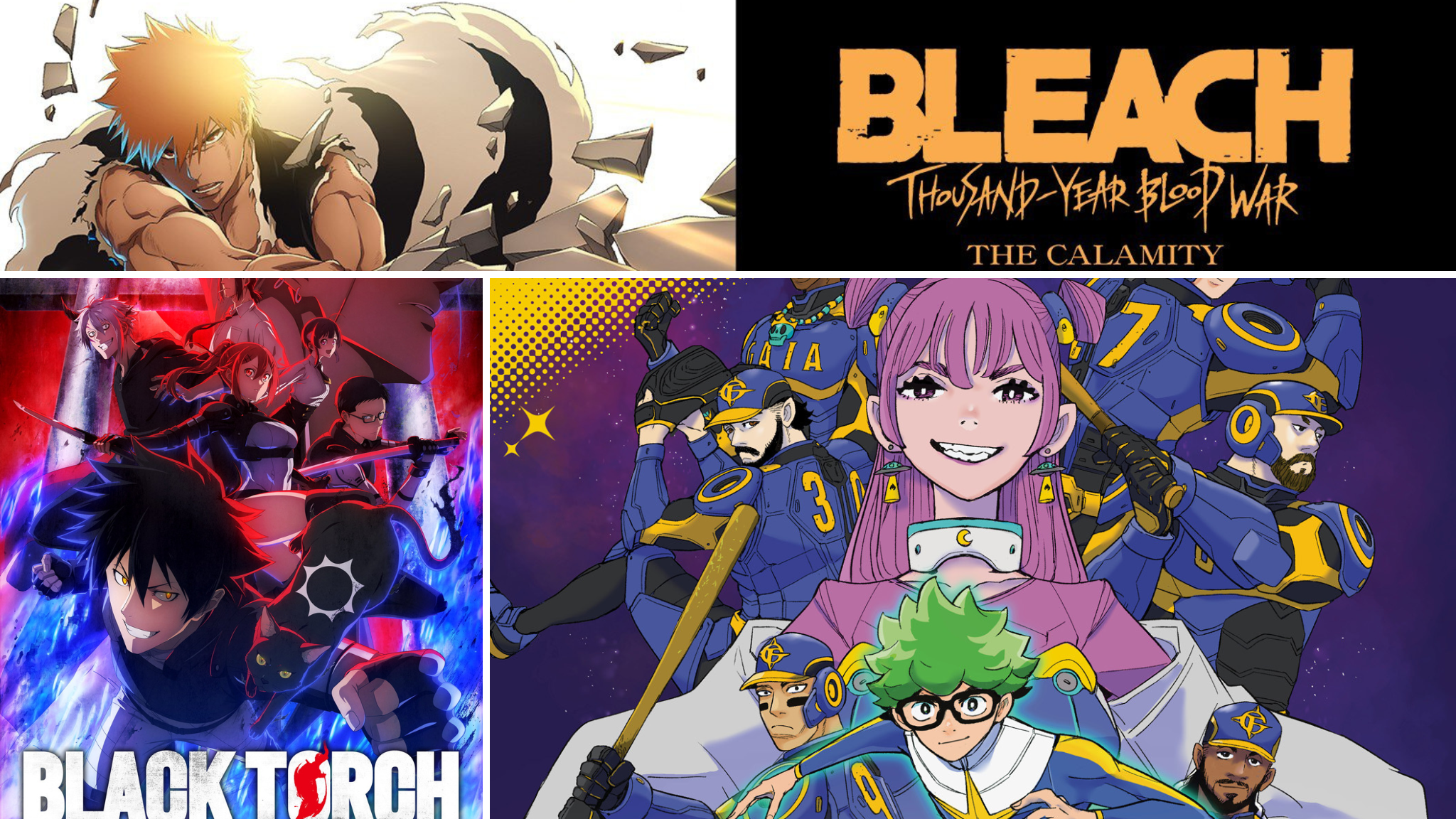 VIZ Media Anime Expo 2026: BLACK TORCH Premiere, BLEACH Gallery & GalaXic Baseball