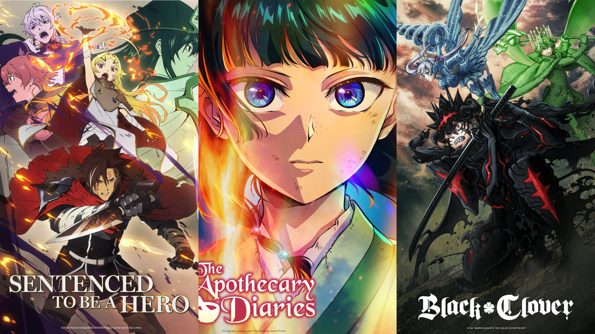 Crunchyroll NYCC 2026 Lineup: The Apothecary Diaries, Black Clover & Premiere Screenings